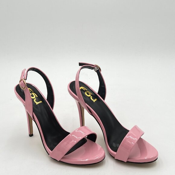 FSJ Light Pink Sexy High Heel Sandal Back Strap Slingback Open Toe Evening Shoes - Picture 4 of 8